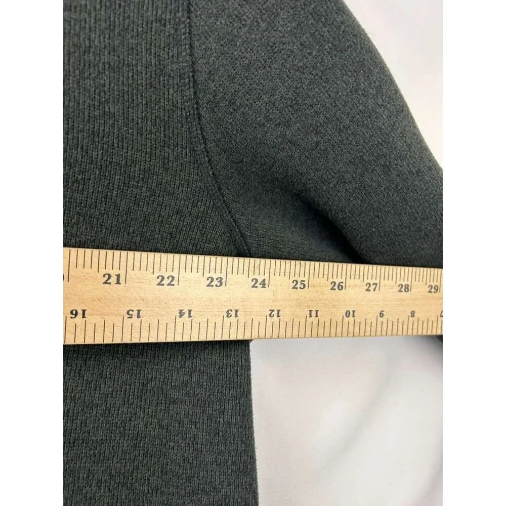 The North Face Men's XXL Hoodie 1/4 Button Sweatshirt Charcoal Gray